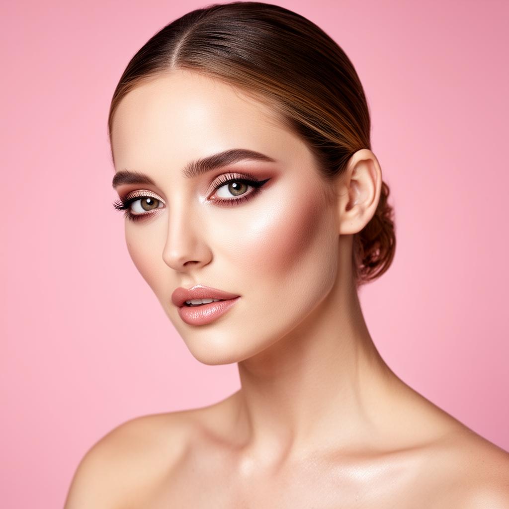 Editorial beauty portrait — soft glowing makeup by Gorgeous By Preet